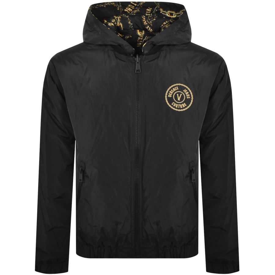 Versace Jeans Couture Reversible Jacket Black Mainline Menswear Denmark